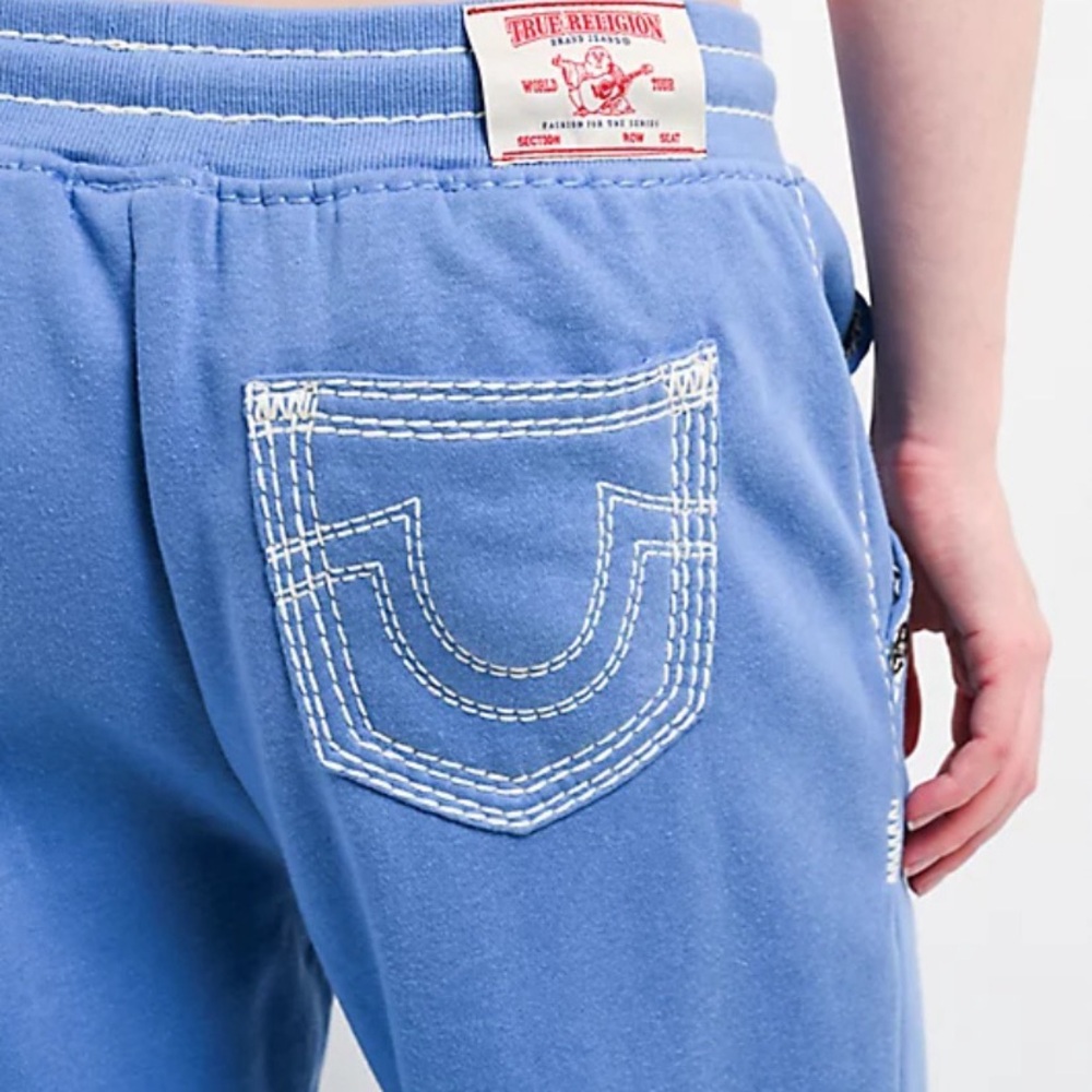 True Religion Blue Track Pants